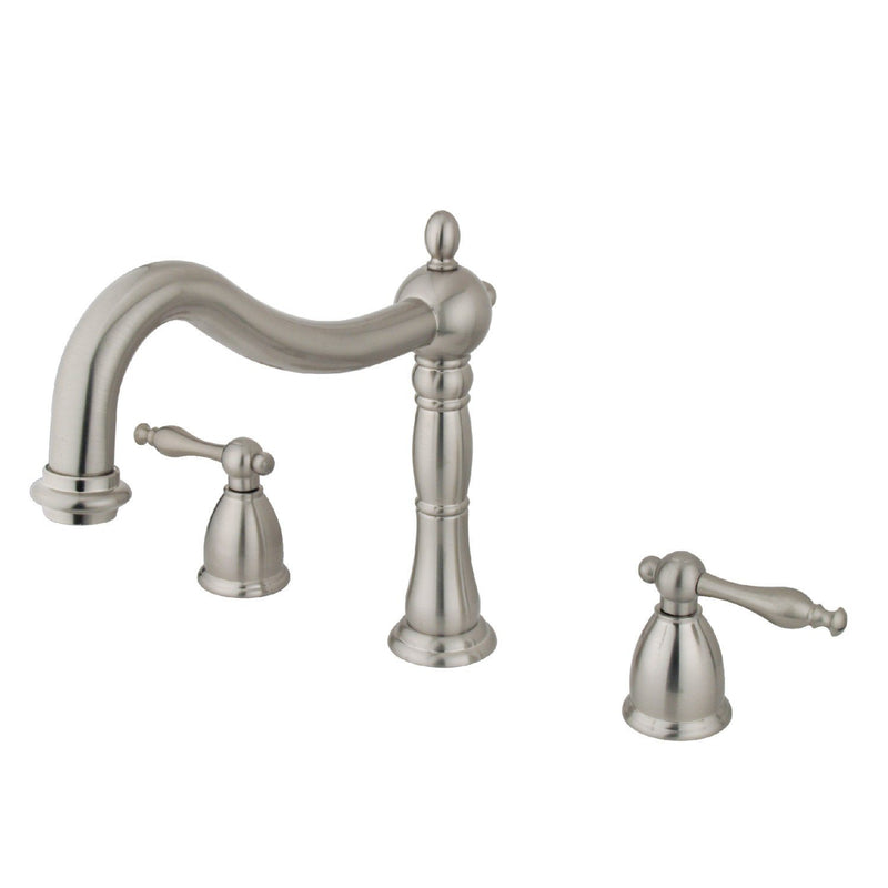 Naples Two-Handle 3-Hole Deck Mount Roman Tub Faucet