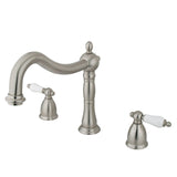 Heritage Two-Handle 3-Hole Deck Mount Roman Tub Faucet