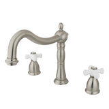 Heritage Two-Handle 3-Hole Deck Mount Roman Tub Faucet