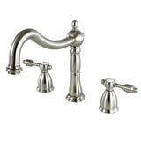 Tudor Two-Handle 3-Hole Deck Mount Roman Tub Faucet