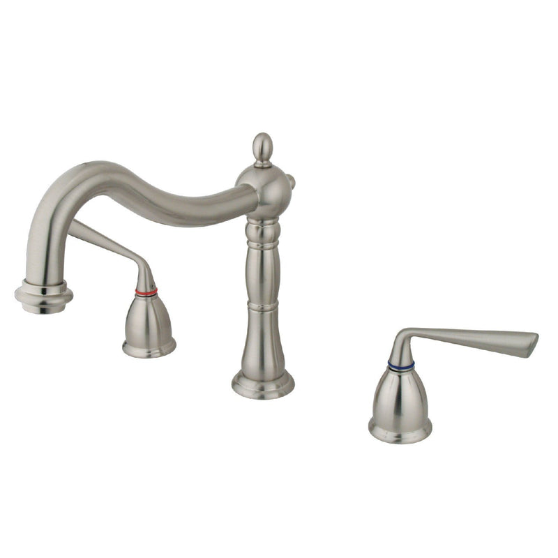 Silver Sage Two-Handle 3-Hole Deck Mount Roman Tub Faucet