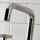 Webb Two-Handle 3-Hole Deck Mount Widespread Bathroom Faucet with Push Pop-Up