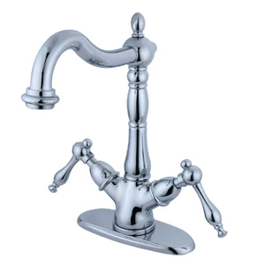 Heritage Two-Handle 1-or-3 Hole Deck Mount Vessel Faucet