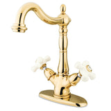 Heritage Two-Handle 1-or-3 Hole Deck Mount Vessel Faucet