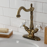 Heritage Two-Handle 1-or-3 Hole Deck Mount Vessel Faucet