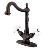 Heritage Two-Handle 1-or-3 Hole Deck Mount Vessel Faucet