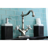 Heritage Two-Handle 1-or-3 Hole Deck Mount Vessel Faucet