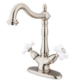 Heritage Two-Handle 1-or-3 Hole Deck Mount Vessel Faucet