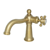 Nautical Single-Handle 1-Hole Deck Mount Bathroom Faucet with Push Pop-Up