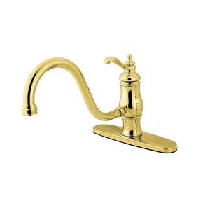 Heritage Single-Handle 1-or-3 Hole Deck Mount Kitchen Faucet
