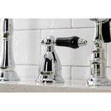 Duchess Two-Handle 4-Hole Deck Mount Widespread Kitchen Faucet with Brass Sprayer