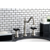 Duchess Two-Handle 3-Hole Deck Mount Widespread Bathroom Faucet with Brass Pop-Up Drain