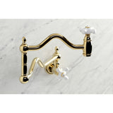 Heritage Two-Handle 1-Hole Wall Mount Pot Filler Faucet