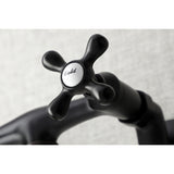 Kingston Double-Handle 2-Hole Wall Mount Bathroom Faucet
