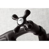 Kingston Double-Handle 2-Hole Wall Mount Bathroom Faucet