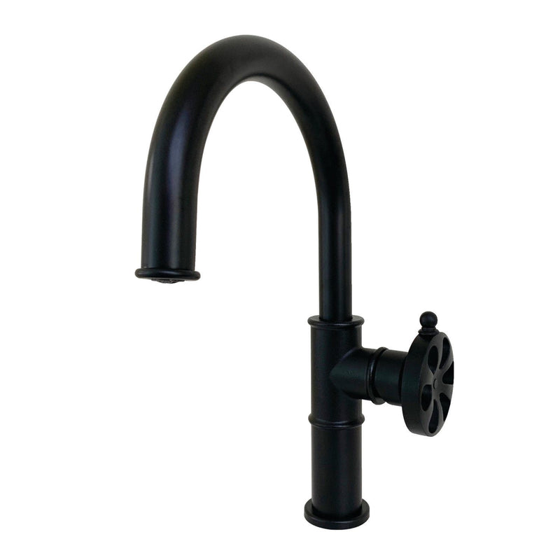 Belknap One-Handle 1-Hole Bathroom Faucet with Push Pop-Up Drain