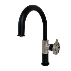 Belknap Single-Handle 1-Hole Deck Mount Bathroom Faucet with Push Pop-Up