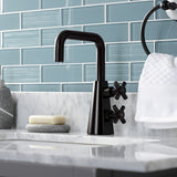 Constantine Two-Handle 1-Hole Bathroom Faucet with Push Pop-Up Drain