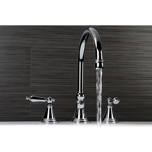 Roman Two-Handle 3-Hole Deck Mount Roman Tub Faucet