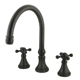 Roman Two-Handle 3-Hole Deck Mount Roman Tub Faucet