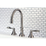 NuFrench Two-Handle 3-Hole Deck Mount Roman Tub Faucet