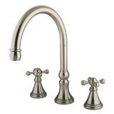 Roman Two-Handle 3-Hole Deck Mount Roman Tub Faucet