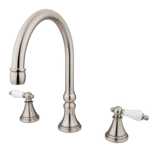 Roman Two-Handle 3-Hole Deck Mount Roman Tub Faucet