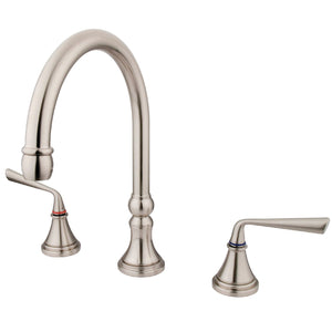 Silver Sage Two-Handle 3-Hole Deck Mount Roman Tub Faucet