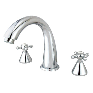 Roman Two-Handle 3-Hole Deck Mount Roman Tub Faucet