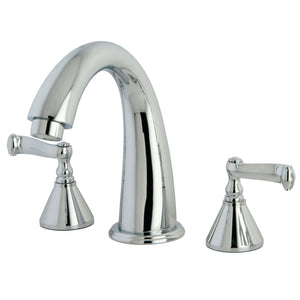 Roman Two-Handle 3-Hole Deck Mount Roman Tub Faucet