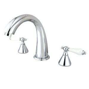 Naples Two-Handle 3-Hole Deck Mount Roman Tub Faucet