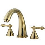 Naples Two-Handle 3-Hole Deck Mount Roman Tub Faucet