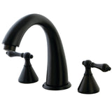 Naples Two-Handle 3-Hole Deck Mount Roman Tub Faucet