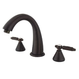 Roman Two-Handle 3-Hole Deck Mount Roman Tub Faucet