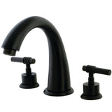 Milano Two-Handle 3-Hole Deck Mount Roman Tub Faucet