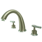 Milano Two-Handle 3-Hole Deck Mount Roman Tub Faucet