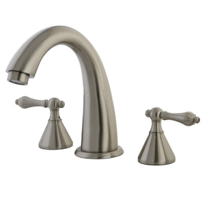 Naples Two-Handle 3-Hole Deck Mount Roman Tub Faucet