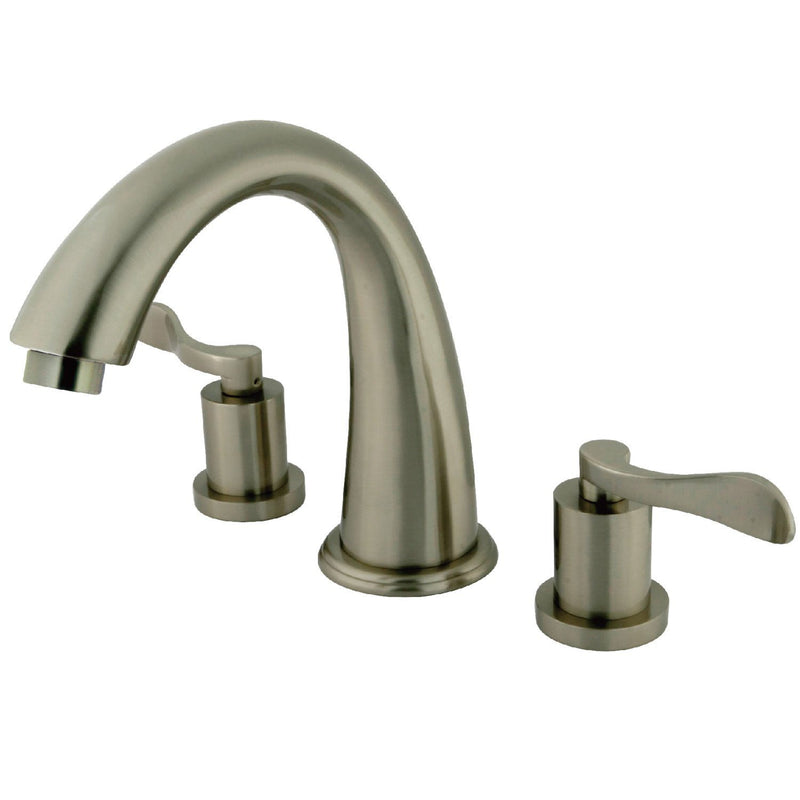Vintage Two-Handle 3-Hole Deck Mount Roman Tub Faucet