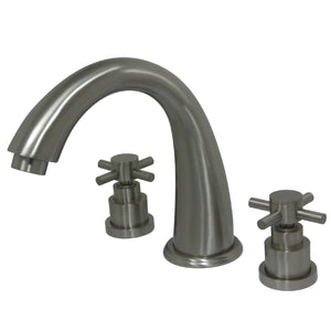 Roman Two-Handle 3-Hole Deck Mount Roman Tub Faucet