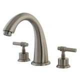 Milano Two-Handle 3-Hole Deck Mount Roman Tub Faucet