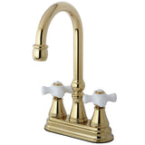 Governor Two-Handle 2-Hole Deck Mount Bar Faucet