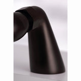 Kingston Three-Handle 2-Hole Deck-Mount Clawfoot Tub Faucet with Hand Shower