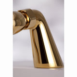 Kingston Three-Handle 2-Hole Deck-Mount Clawfoot Tub Faucet with Hand Shower