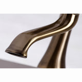 Kingston Three-Handle 2-Hole Deck-Mount Clawfoot Tub Faucet with Hand Shower