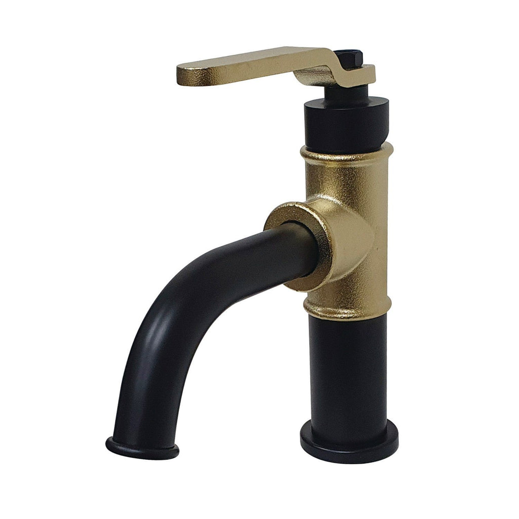 Whitaker Single-Handle 1-Hole Deck Mount Bathroom Faucet with Push Pop-Up