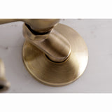 Essex Three-Handle 2-Hole Tub Wall Mount Clawfoot Tub Faucet with Hand Shower