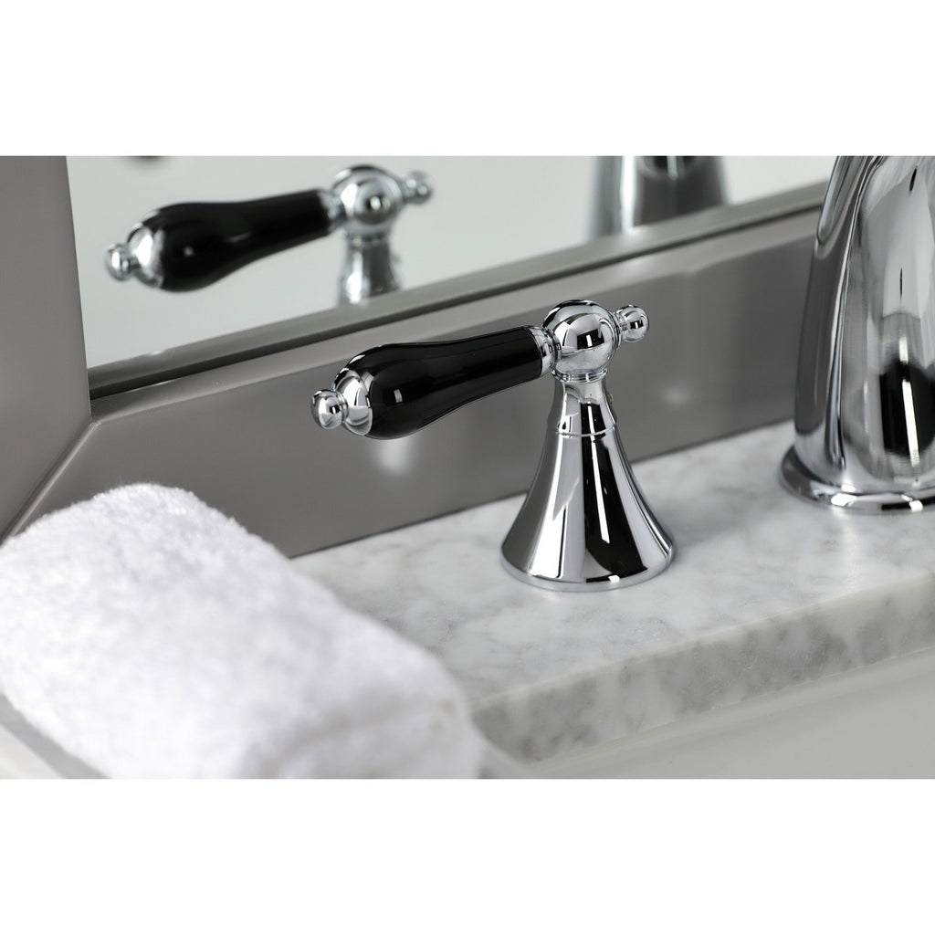 Duchess Two-Handle Deck Mount Widespread Bathroom Faucet with Brass Pop-Up