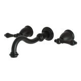 Restoration Two-Handle 3-Hole Wall Mount Roman Tub Faucet