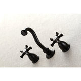 Hamilton Two-Handle 3-Hole Wall Mount Roman Tub Faucet