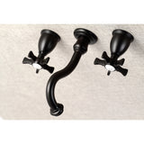 Hamilton Two-Handle 3-Hole Wall Mount Roman Tub Faucet